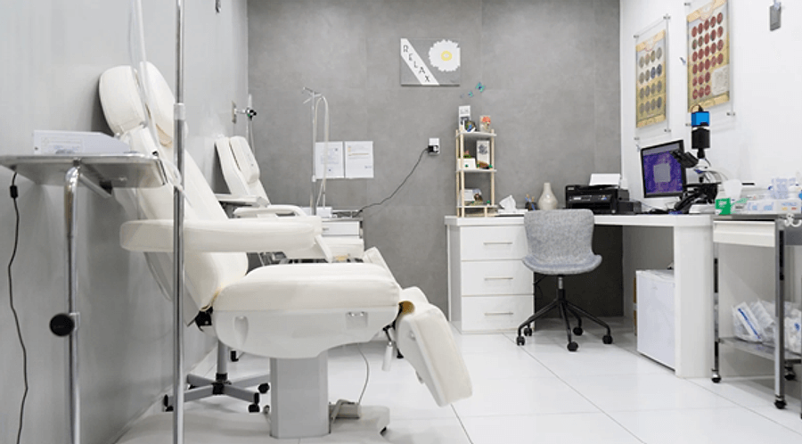 Ozone therapy treatment room at The Good Samaritan Medical Center